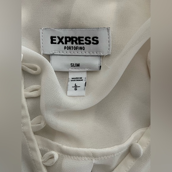 Express Portofino Slim Sheer Blouse - Picture 14 of 14